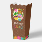 Luau Hawaiian Tropical Verjaardag Bedankdoosjes (Achterkant)