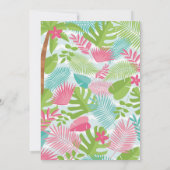 Luau Hawaiian Verjaardag Kaart (Achterkant)