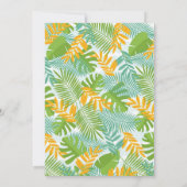 Luau Hawaiian Verjaardag Kaart (Achterkant)