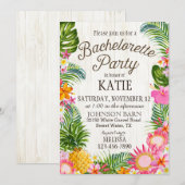 Luau Hawian Beach rustieke vrijgezellenfeest Kaart (Voorkant / Achterkant)