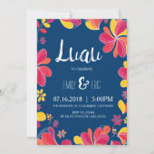 Luau Invite - Uitnodiging van de Hawaiiaanse tropi (Voorkant)