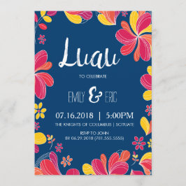 Luau Invite - Uitnodiging van de Hawaiiaanse tropi