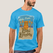 Luau Lonnies Fun Fictional Tiki Bar Cartoon T-shirt (Voorkant)