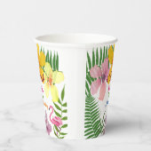 Luau Meisje 1e Verjaardag Tropisch Papieren Bekers (Rechts)