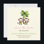 Luau Monkeys redden de datum bekendmaking Save The Date<br><div class="desc">Verstuur een leuke herinnering aan je tropische feest met deze lieve en speelse Luau-apen,  en sla de afspraakkaart van Berry Berry Sweet op.</div>
