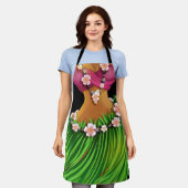 Luau of Kitchen Laughter Schort (Gedragen)