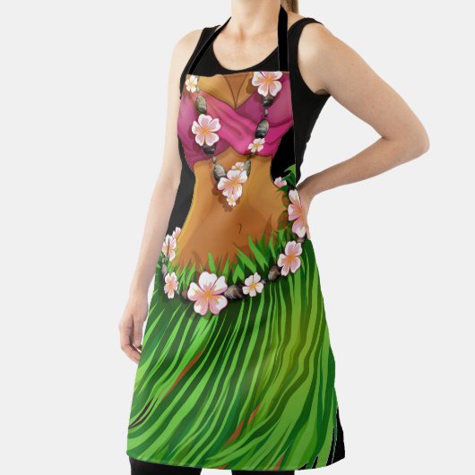 Luau of Kitchen Laughter Schort (Insitu)