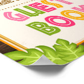 Luau Onderteken onze gebarenteken voor de bezoeker Poster (Hoek)