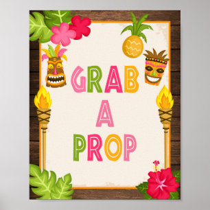 Luau Pak een Prop Bord Poster