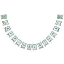 Luau Party Banner | Flamingo's en palmen