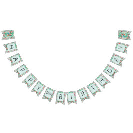 Luau Party Banner | Flamingo's en palmen