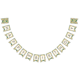 Luau Party Banner   Toucans & Ananas