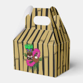 Luau Party Bedankdoosjes (Voorkant Zijde)