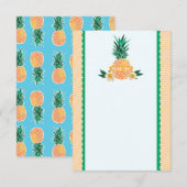 Luau Party - Bedankt voor je briefkaart (Voorkant / Achterkant)