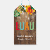 Luau Party Cadeaulabel (Voorkant)