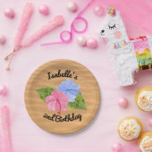 Luau Party gepersonaliseerde Borden Papieren Bordje (Feest)