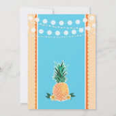 Luau Party Invitation for Birthday, Shower, enz. Kaart (Achterkant)