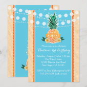Luau Party Invitation for Birthday, Shower, enz. Kaart (Voorkant / Achterkant)