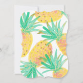 Luau Party Invitation Kaart (Achterkant)