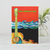 Luau Party Invitation Kaart (Staand voorkant)