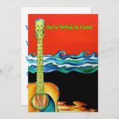 Luau Party Invitation Kaart (Voorkant / Achterkant)