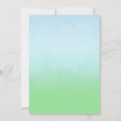 Luau Party Invitations - Calypso Kaart (Achterkant)