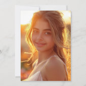 Luau Party Invitations Waterverf 18e verjaardag (Achterkant)