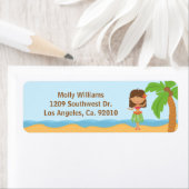 Luau Party retour adreslabels Etiket (Insitu)