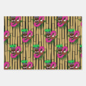 Luau Pattern Inpakpapier Vel (Voorkant)