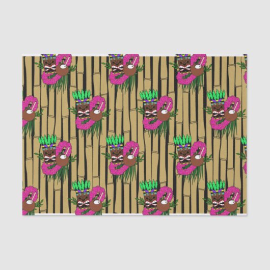 Luau Pattern Tissuepapier (Voorkant)