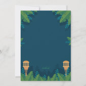 Luau Prom-uitnodigingen Kaart (Achterkant)