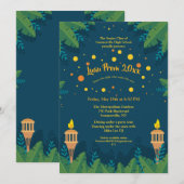 Luau Prom-uitnodigingen Kaart (Voorkant / Achterkant)