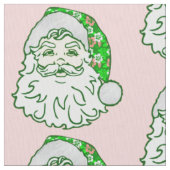 luau roze kerst hawaiiaanse kerstman stof (Close Up)