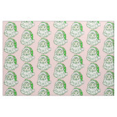 luau roze kerst hawaiiaanse kerstman stof (Fat Quarter)