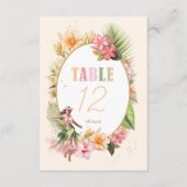 Luau Sweet Sixteen Hula Tafelnummer ID1092 (Achterkant)