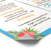 Luau Teacher Appreciation Week Route Poster (Hoek)