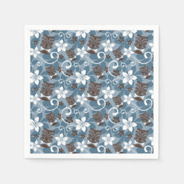 LUAU TIKI DESIGN (BLAUW) SERVET