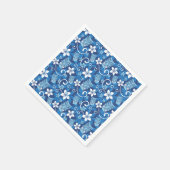 LUAU TIKI DESIGN (HELDERBLAUW) SERVET (Hoek)