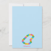 Luau Tiki over de uitnodiging van de dag van de be (Achterkant)