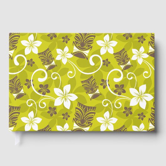 LUAU TIKI-Patroon Gastenboek (Voorkant)