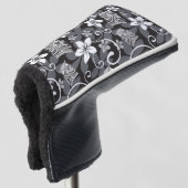LUAU TIKI-PATROON (HOUTSKOOL) GOLFHEADCOVER (3/4 voorkant)