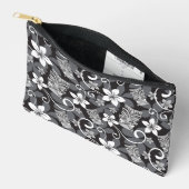 LUAU TIKI-Patroon (KOOLZWART) Etui (Open)