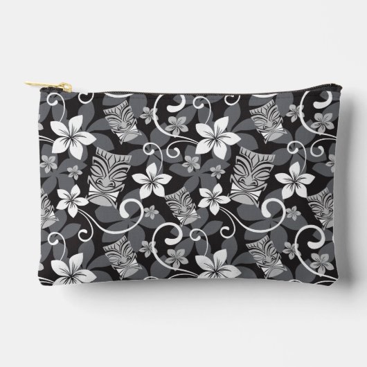 LUAU TIKI-Patroon (KOOLZWART) Etui (Voorkant)