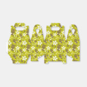 LUAU TIKI PATTERN BEDANKDOOSJES (Uitgevouwen)