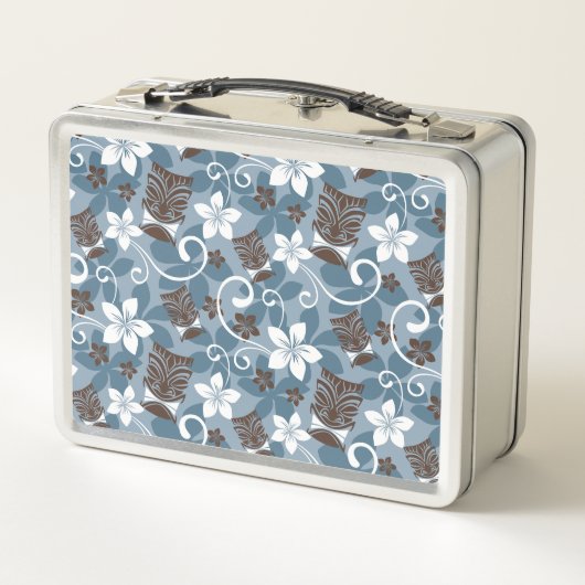 LUAU TIKI PATTERN (BLAUW) (Achterkant)