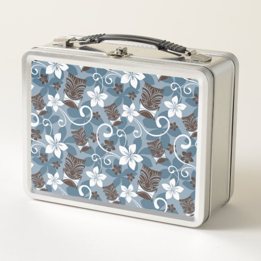 LUAU TIKI PATTERN (BLAUW) (Voorkant)