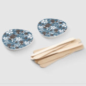 LUAU TIKI PATTERN (BLAUW) HANDWAAIER (Niet-gemonteerd)