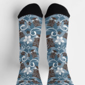 LUAU TIKI PATTERN (BLAUW) SOKKEN (Top)