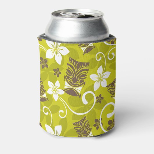 LUAU TIKI PATTERN BLIKJESKOELER (Blikje Achterkant)