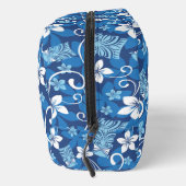 LUAU TIKI PATTERN (BRIGHT BLUE) DOPP KIT TOILETTASJE (Rechts)